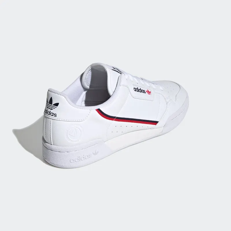 adidas Continental 80 Vegan Cloud White/Collegiate Navy/Scarlet (FW2336)