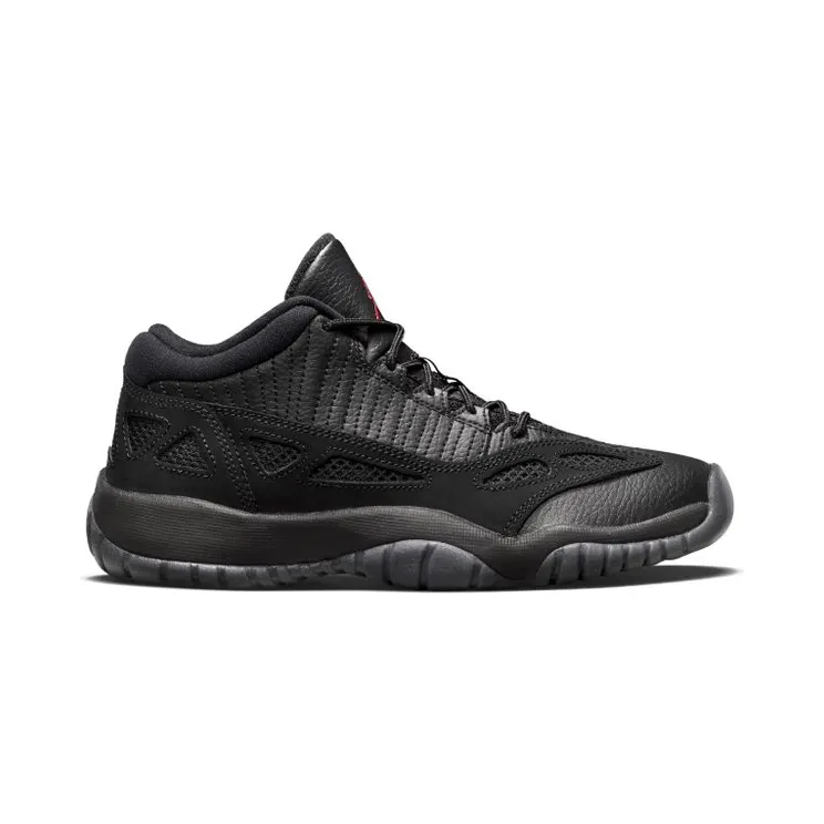 Air Jordan 11 Retro Low IE GS ‘Referee’ Black/True Red (768873-003)