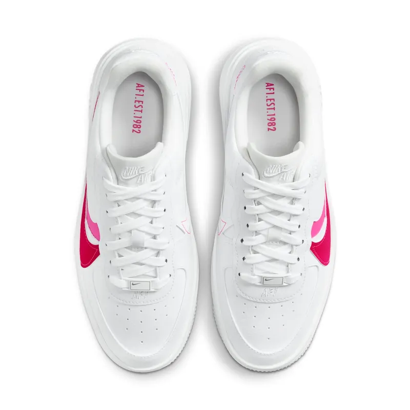 Nike Air Force 1 PLT.AF.ORM White Fireberry (FJ2986-100)