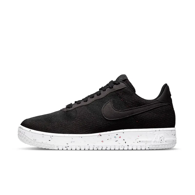Nike Air Force 1 Low Crater Flyknit Black White (DC4831-003)