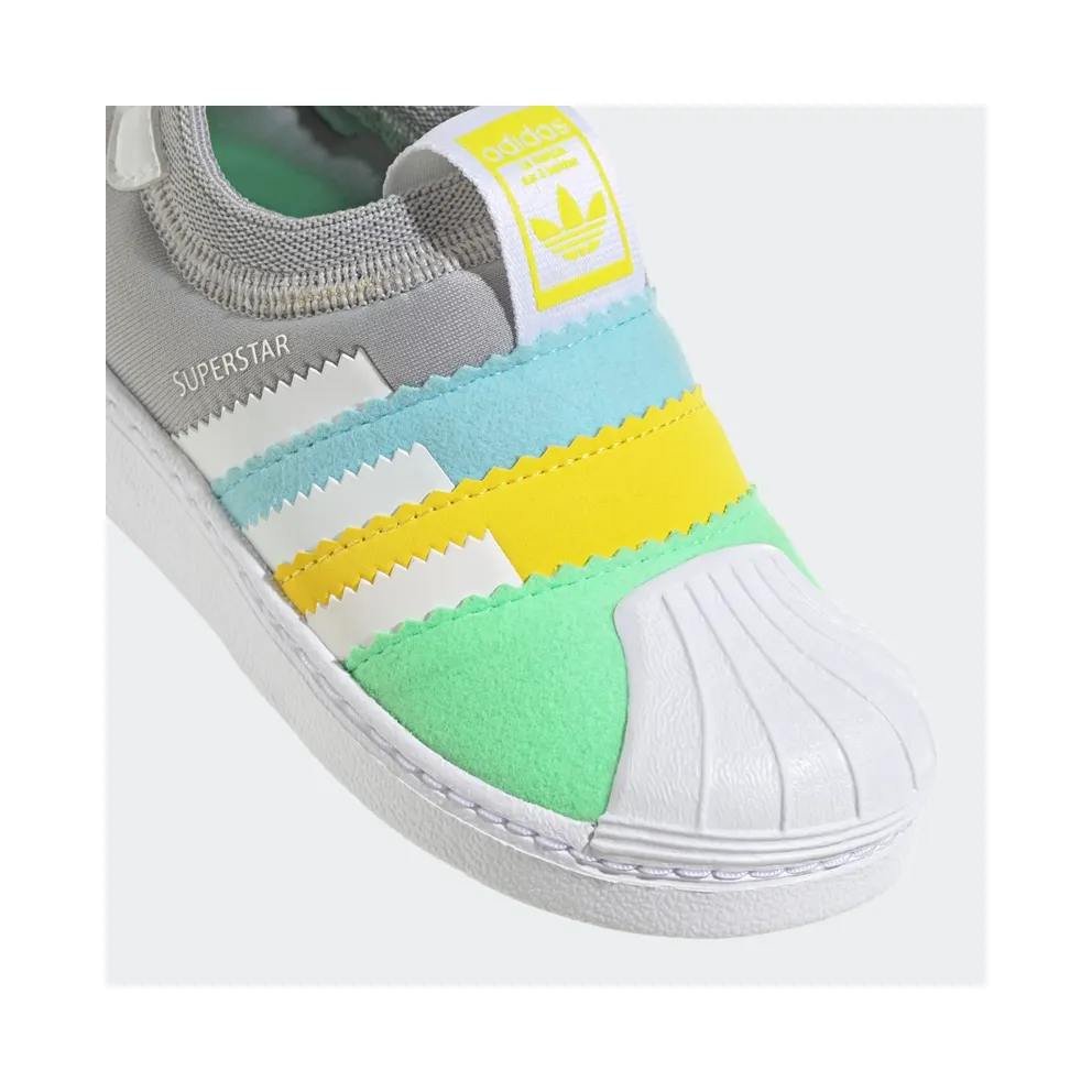 Adidas Superstar 360 Twist Grey Two / Cloud White / Beam Green (GW4720)