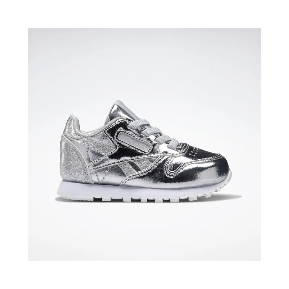 Reebok Classic Leather Shoes Silver Metallic / Silver Metallic / Cloud White