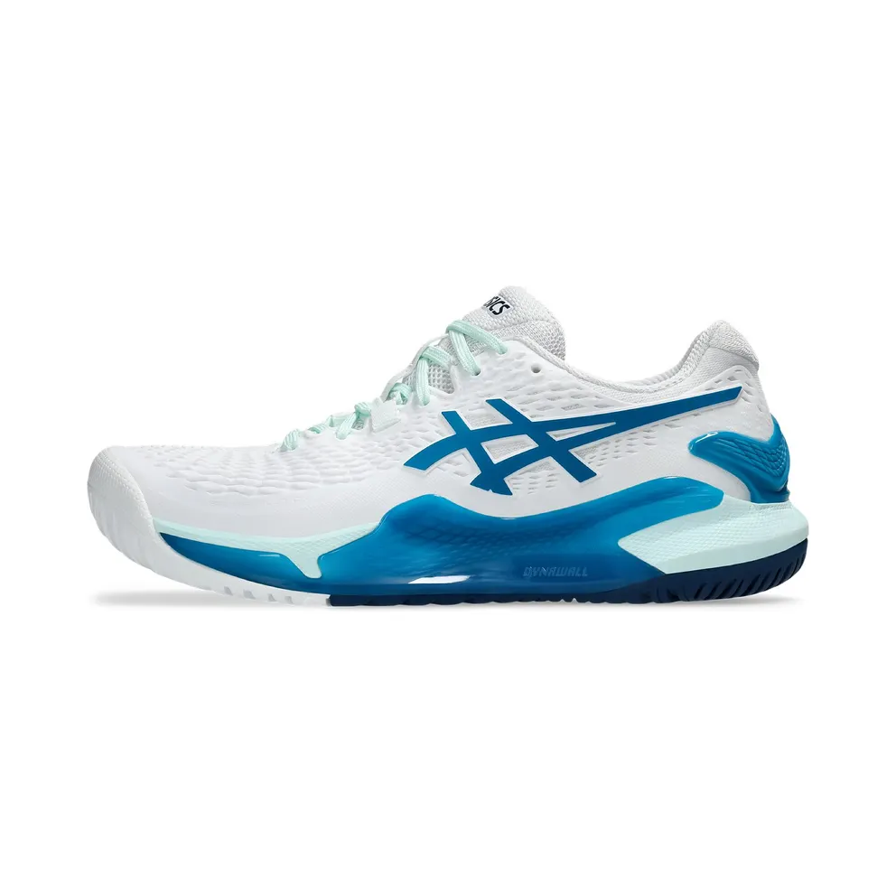 ASICS Gel-Resolution 9 White Teal Blue (1042A208-102)