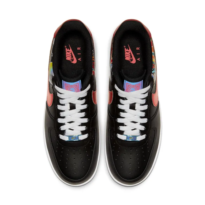 Nike Air Force 1 Low China Hoop Dreams Black/White-Red (CK0732-081)