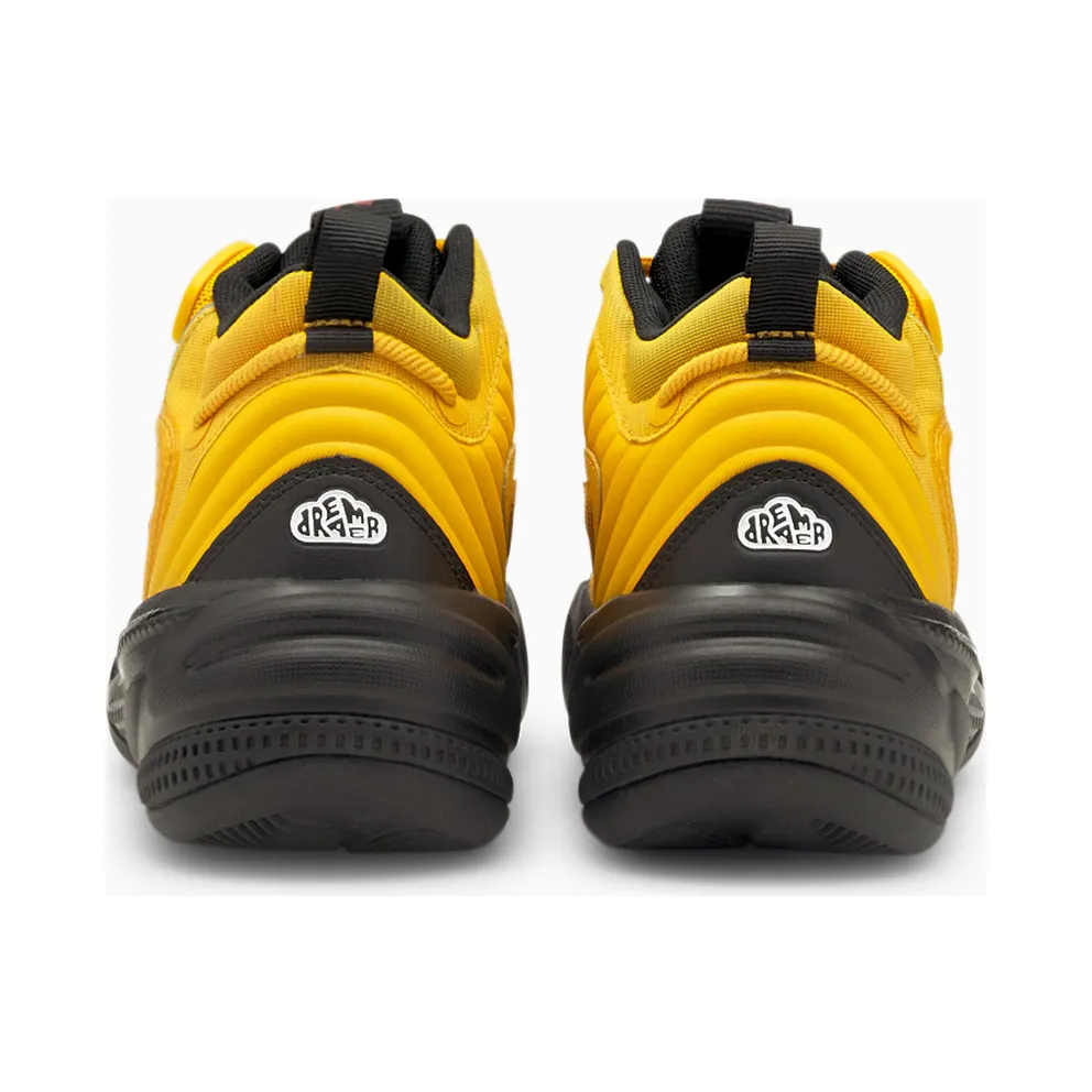 Puma Dreamer 2 Mid Basketball Shoes Black/Yellow (19485102)