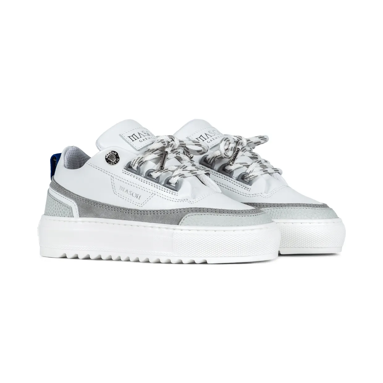 Mason Garments Kids – Firenze Multi Track – White Weiß (B-FW22-21B)