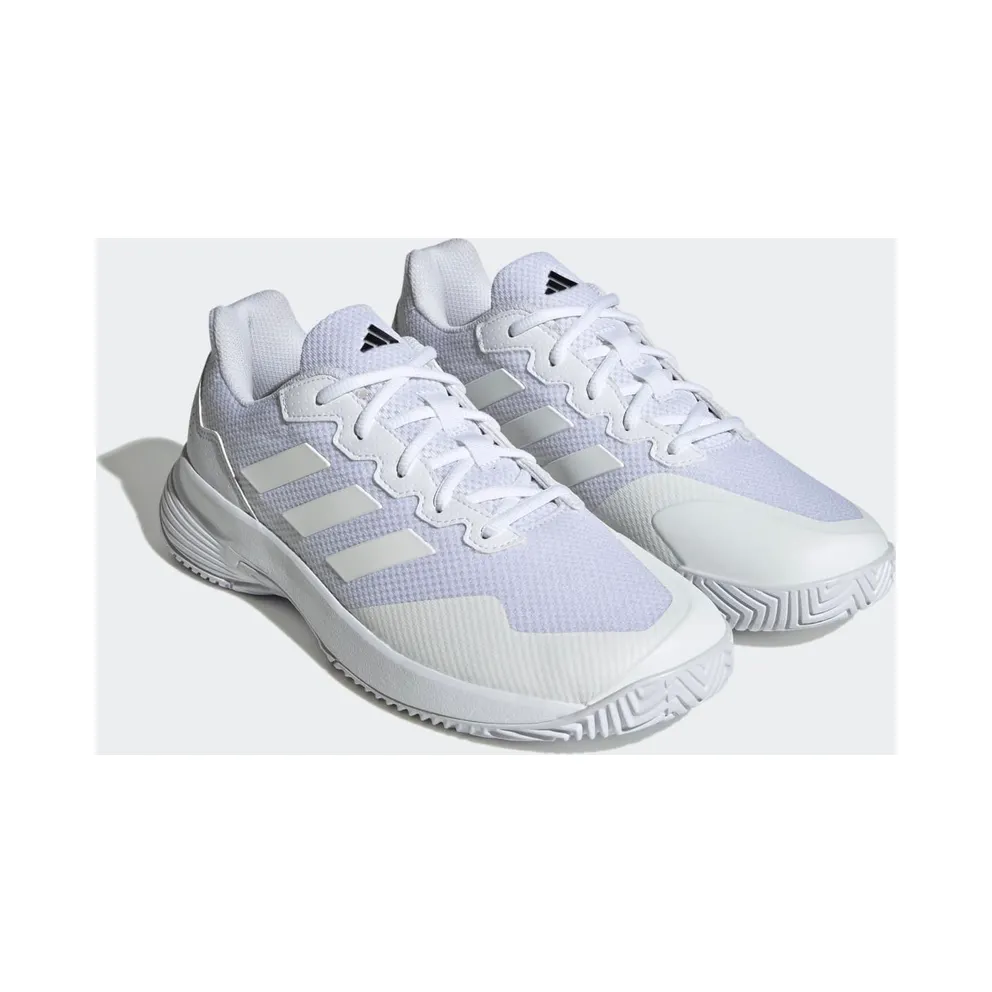 Adidas Gamecourt 2.0 Tennis Shoes Cloud White / Cloud White / Matte Silver (IG9568)