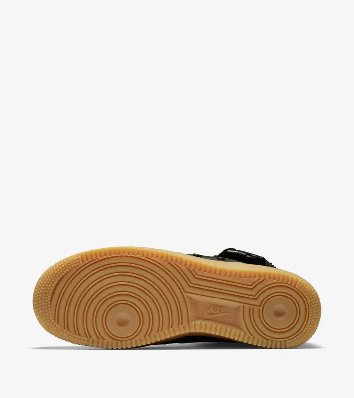 Nike SF Air Force 1 Black Gum Black Gum/Light Brown (859202-009)