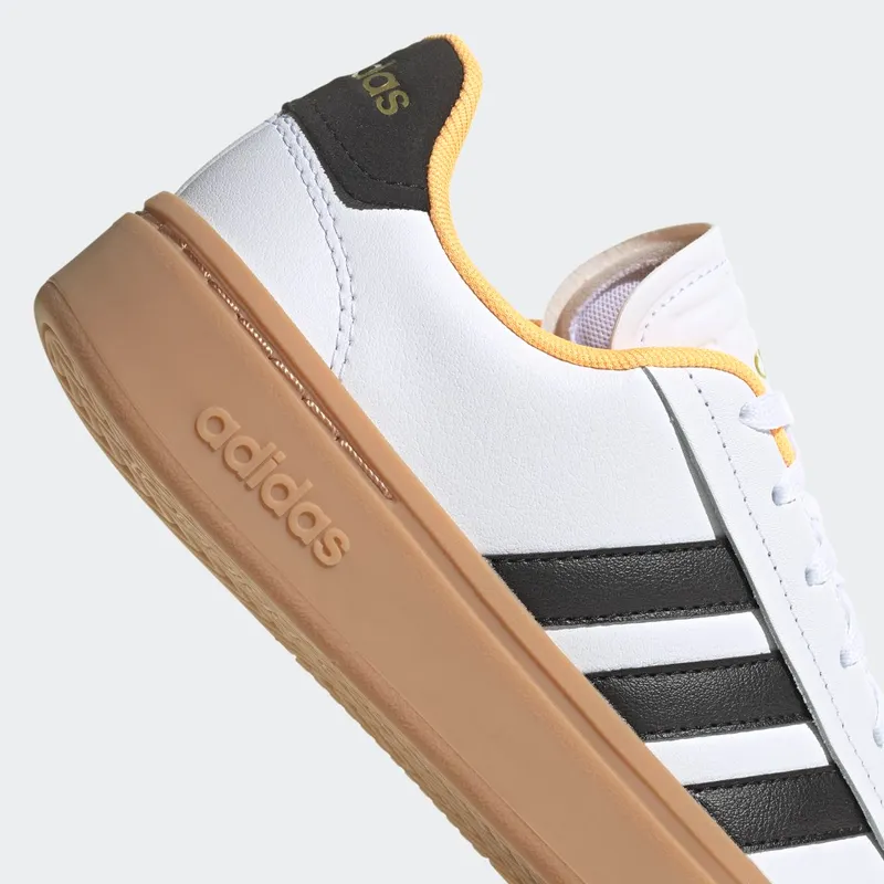 Adidas Grand Court Alpha Cloud White / Core Black / Flash Orange (GX8165)