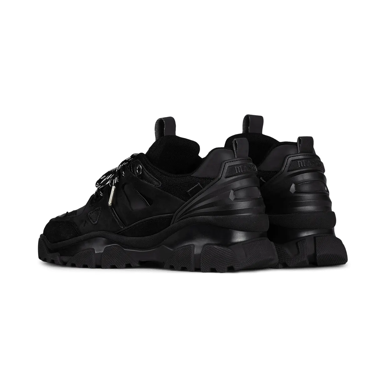 Mason Garments Genova 2 Leather/Nubuck/Suede/Mesh/Reflective Black (NOS-5B) (2)
