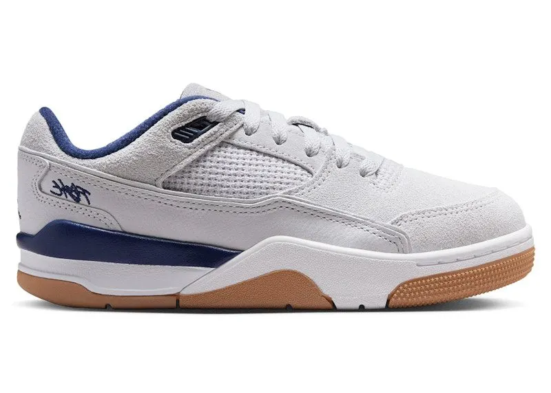 Jordan Flight Court Neutral Grey White Gum Light Brown Midnight Navy (HF3333-004)