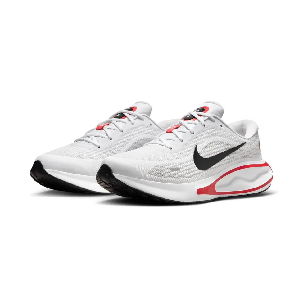 Nike Journey Run White Fire Red Cement Grey Black (FN0228-103)