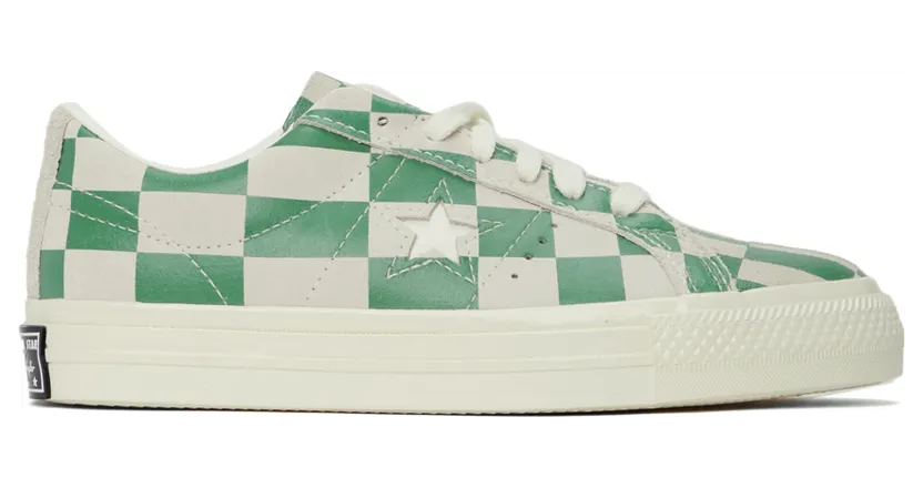 Converse One Star Blocked Weiß/Medium Green/Weiß (172353C)