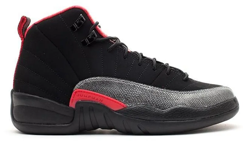 Jordan 12 Retro Black/Siren Red (510815-008)