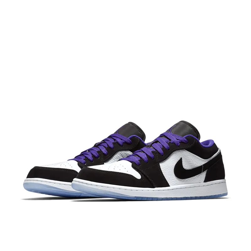 Jordan 1 Low Concord White/Black-Dark Concord (553558-108)