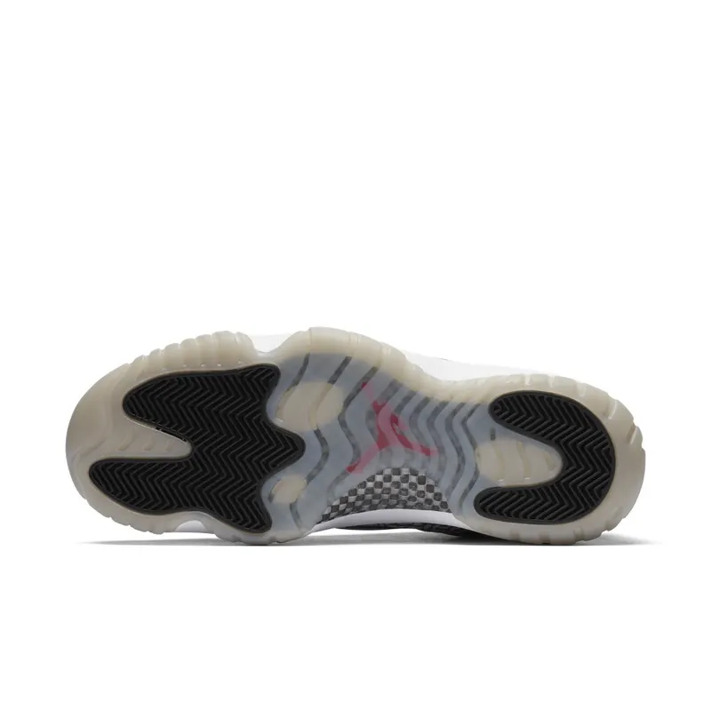 Jordan 11 Retro Low IE Black Cement Black/Fire Red-Cement Grey-White (919712-006)