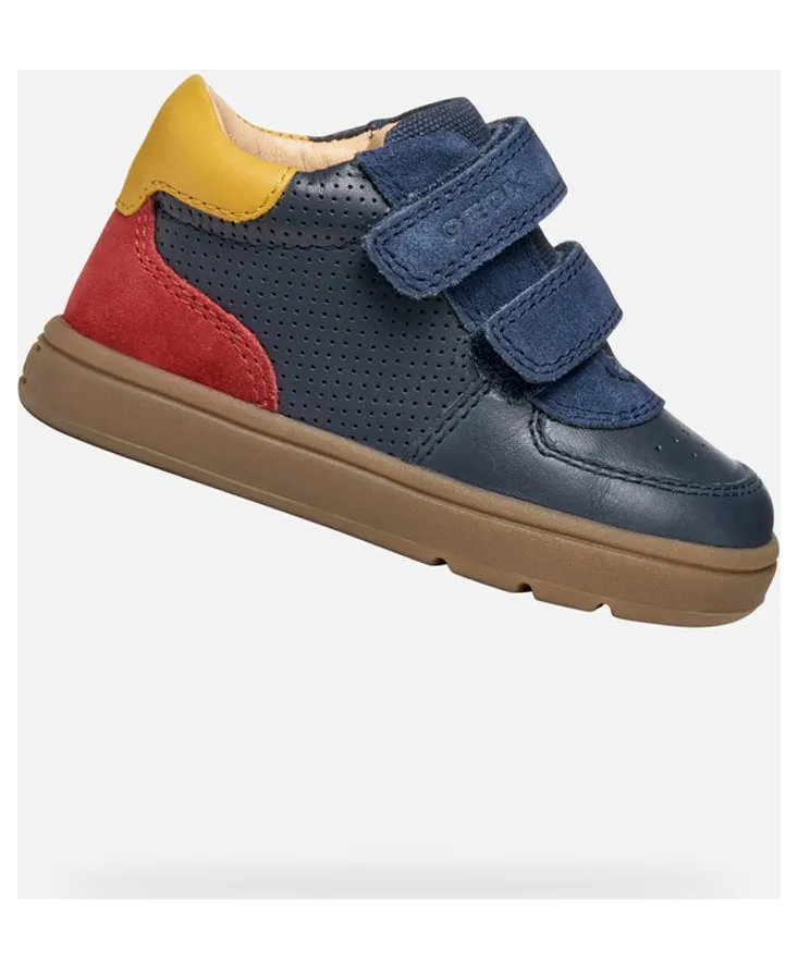 Geox sneaker Marineblauw/Rood (B554DA08522C0735)