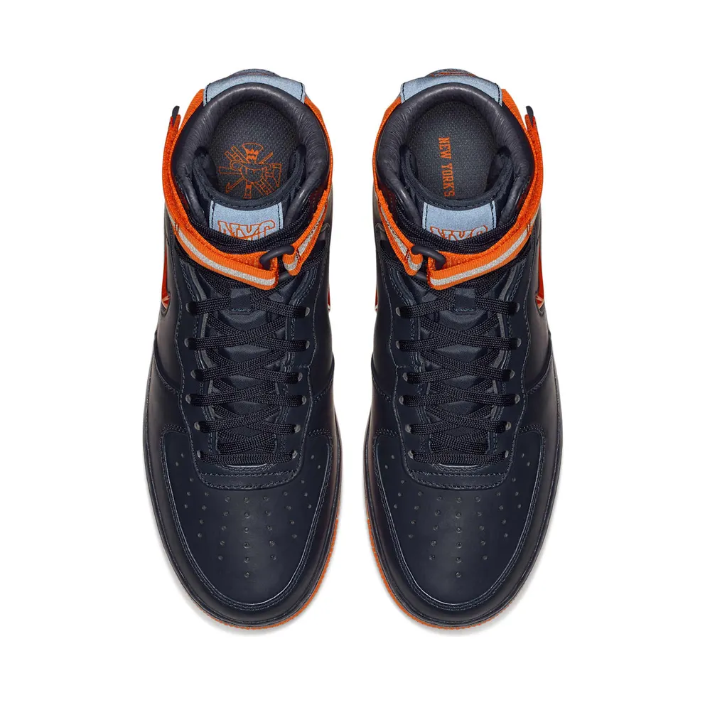 Nike Air Force 1 High NYC Obsidian Orange Obsidian/Brilliant Orange (AO1636-400)