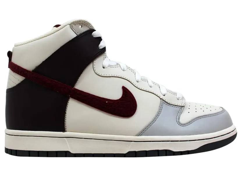 Nike Dunk High Neutral Grey/Deep Garnet-Sail