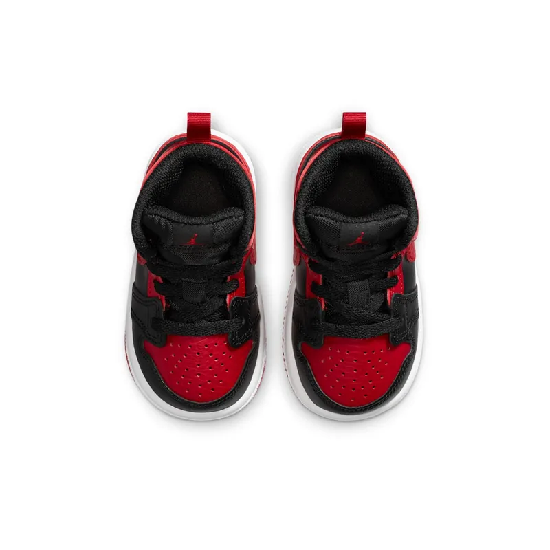 Jordan 1 Mid Banned 2020 (TD) Black/University Red-Black-White (640735-074)