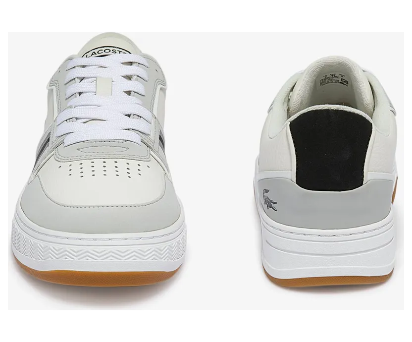 Lacoste L001 Leather Colour-Pop White / Black (43SMA0075-147) (5)
