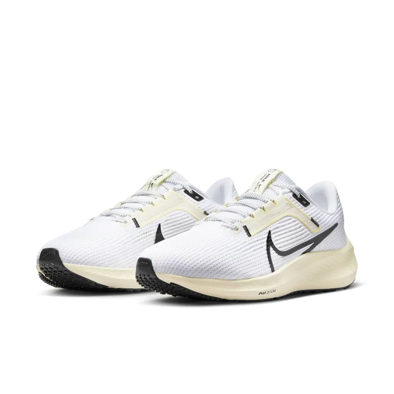 Nike Pegasus 40 White Coconut Milk Black (DV3854-100)