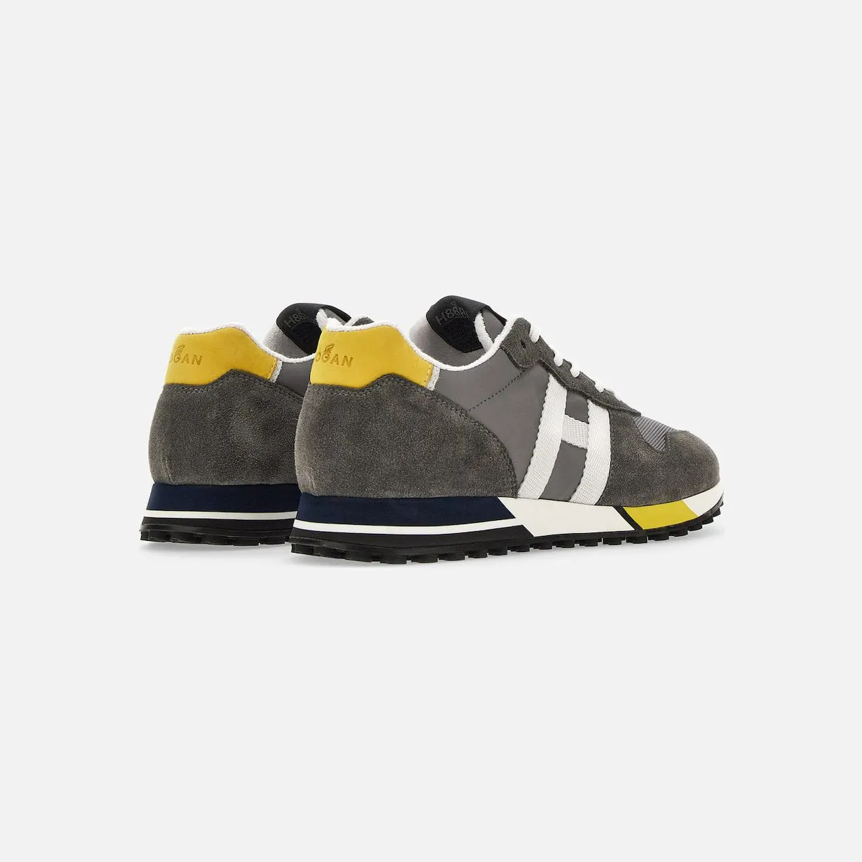 Sneakers Hogan H383 Grey White Yellow (HXM3830AN51MM40BBB) (2)