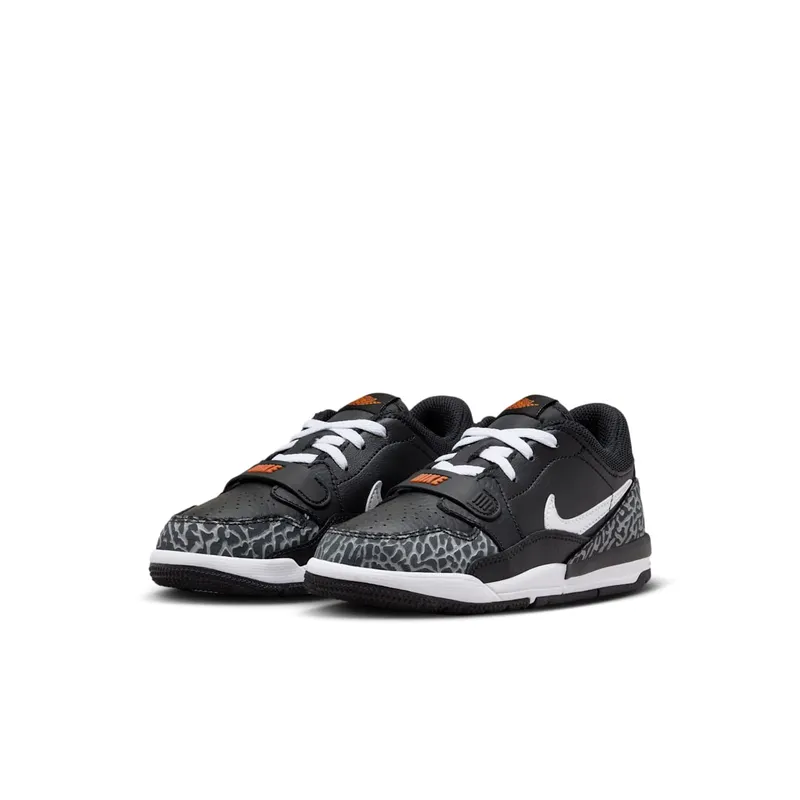 Jordan Legacy 312 Low Black Wolf Grey Safety Orange White (CD9055-018)