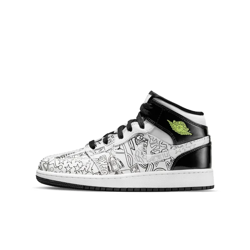 Air Jordan 1 Mid DIY (GS) (DC4099-100)