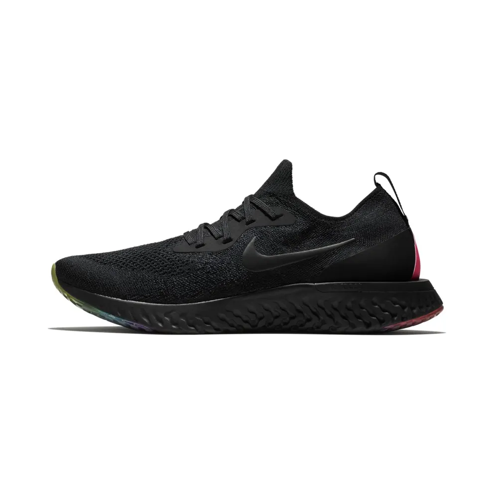 Nike Epic React Flyknit Betrue (2018) Black/Black-Pink Blast-Purple Pulse (AR3772-001)
