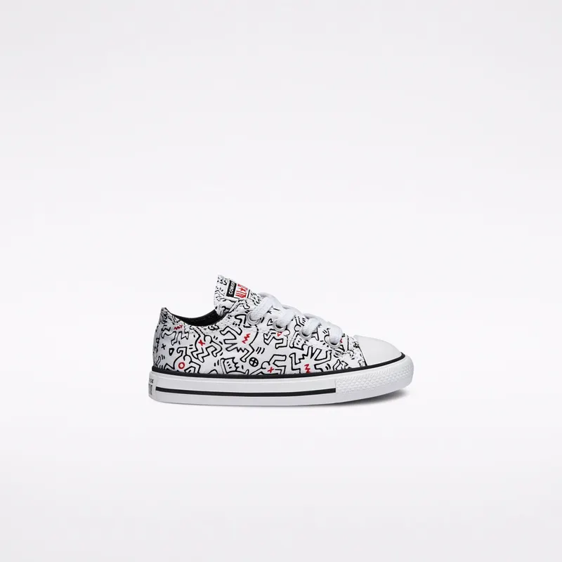 Converse Converse x Keith Haring Chuck Taylor All Star Low Top White/Black/Red (771862C)