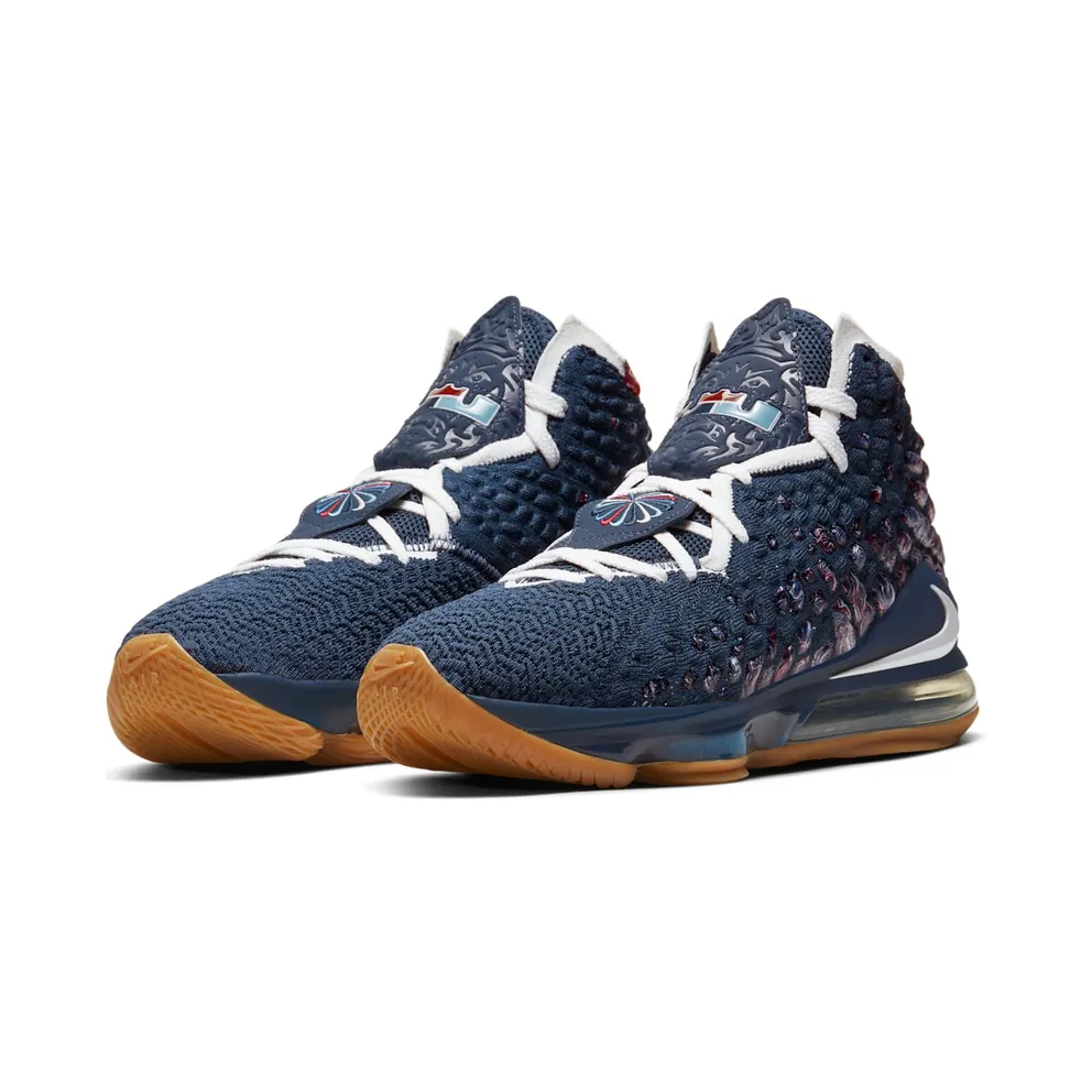Nike LeBron 17 College Navy College Navy/White-Game Royal (CD5056-400)