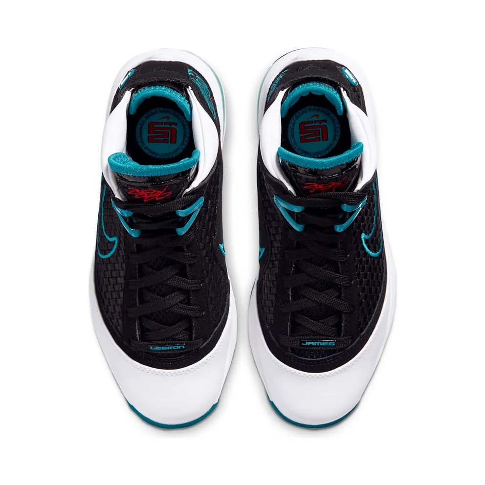 Nike LeBron 7 NFW Red Carpet 2019 (GS) White/Black-Glass Blue-Challenge Red (CT3794-100)