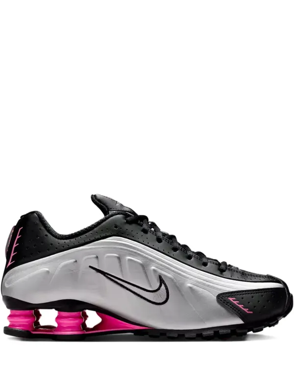 Nike Shox R4 Team Red/Black/Metallic Silver sneakers – Red (AR3565)