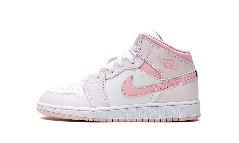 Jordan 1 Mid GS “Pearl Pink” (DQ8423-600)
