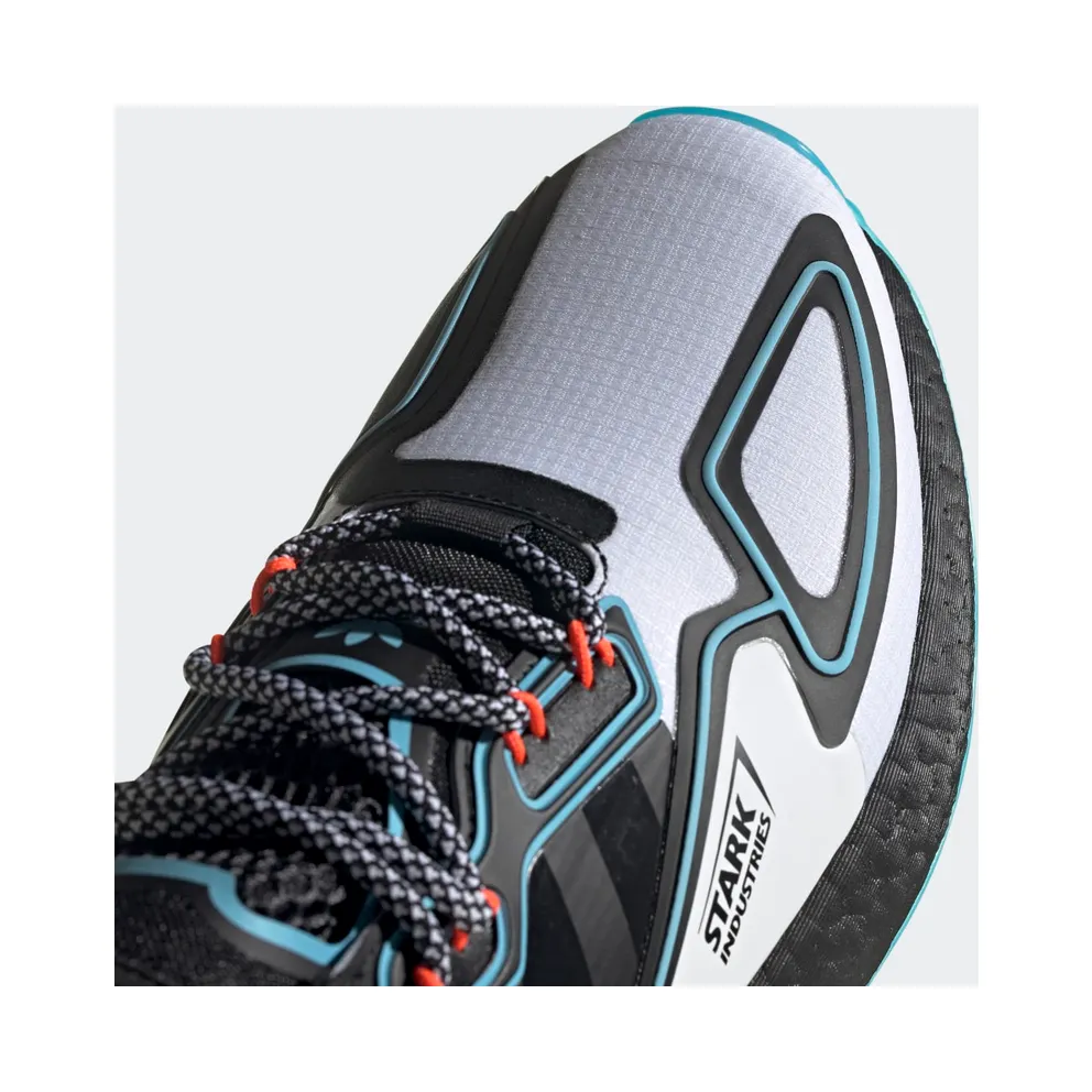adidas ZX 2K Boost Marvel Cloud White / Core Black / Bright Cyan (H02561)