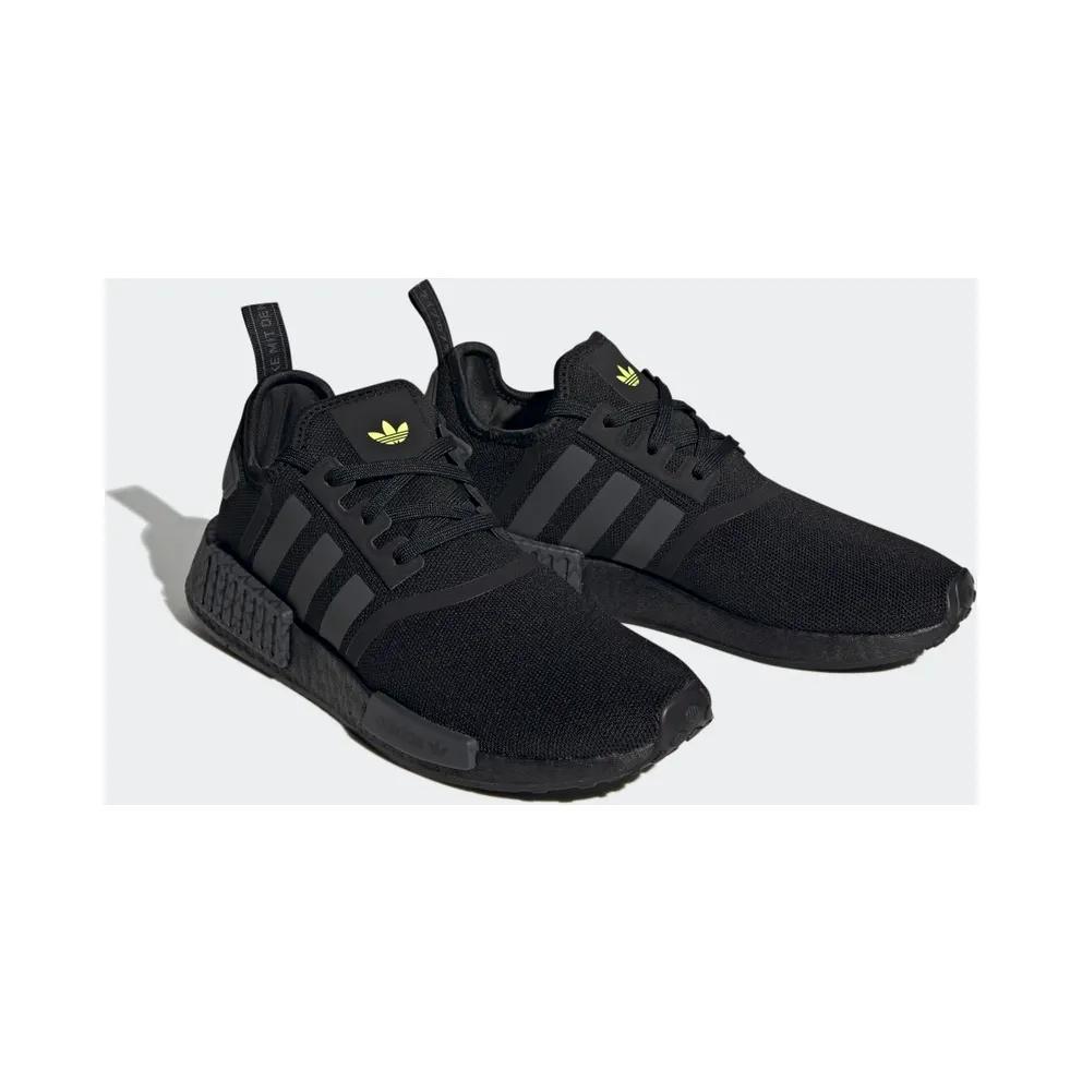 adidas NMD_R1 Shoes Core Black / Grey Six / Solar Yellow (GY7367)