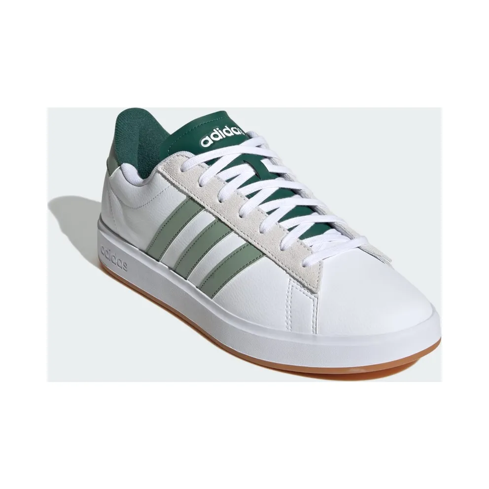 Adidas Grand Court 2.0 Cloud White / Silver Green / Collegiate Green (JH8690)