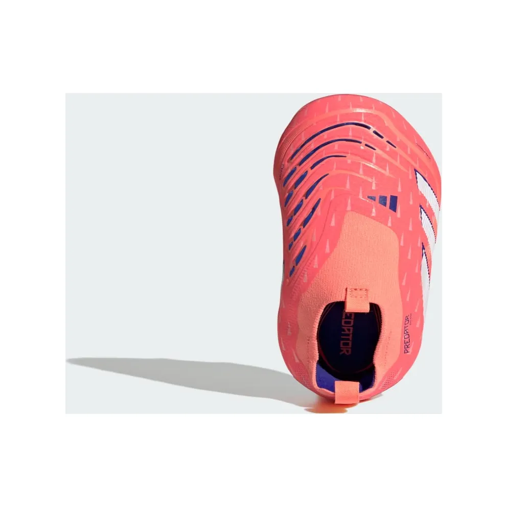 adidas Predator Elite Laceless Firm Ground Boots Kids “Signal Coral / Cloud White / Beam Orange” (JP9913)