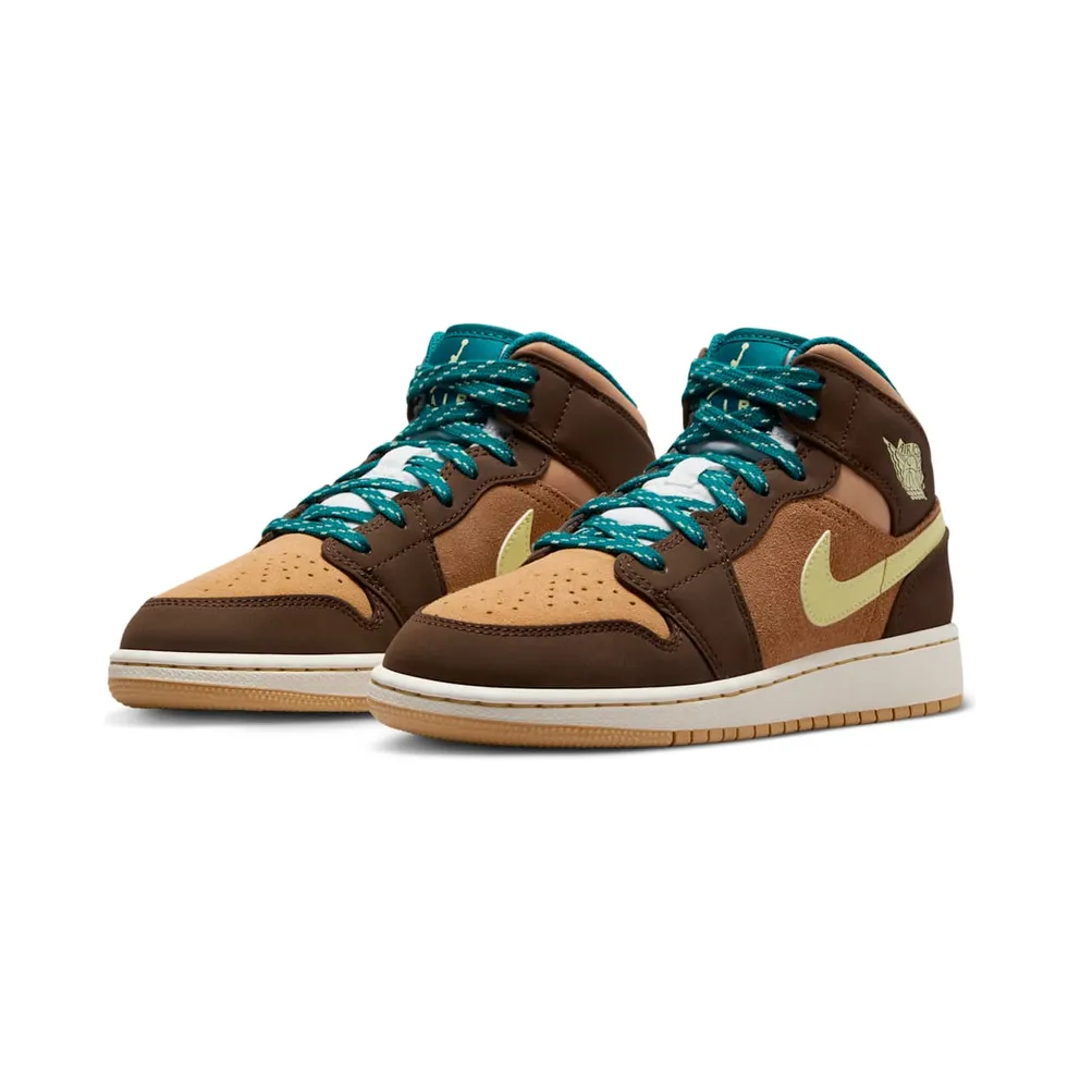 Nike Air Jordan 1 Mid SE Cacao Wow (GS) (DZ6335-200)