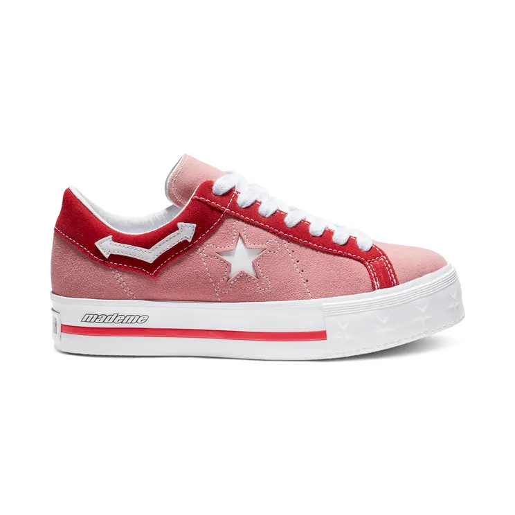 Converse One Star Platform Low MadeMe Pink (W)