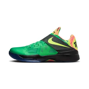 Nike KD 4 Weatherman “Lush Green / Black / Team Orange / Volt” (FN6247-300)