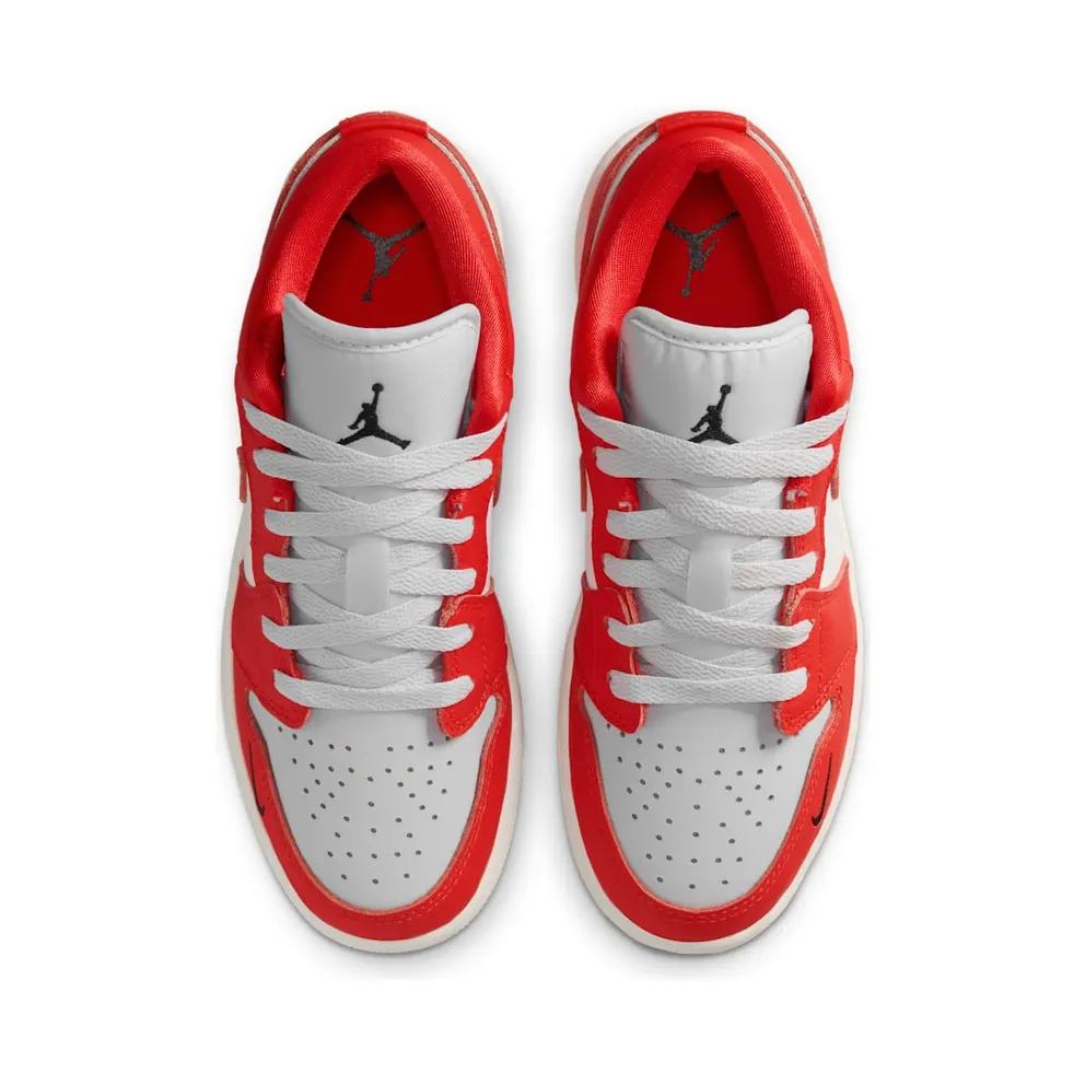 Nike Air Jordan 1 Low SE “Pure Platinum / Summit White / Black / Chile Red” (II1257-002)