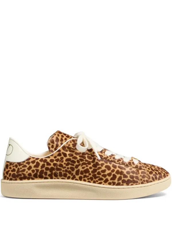 Valentino Garavani Royco sneakers with kalfshaar – Brown (YS0K34IFP)