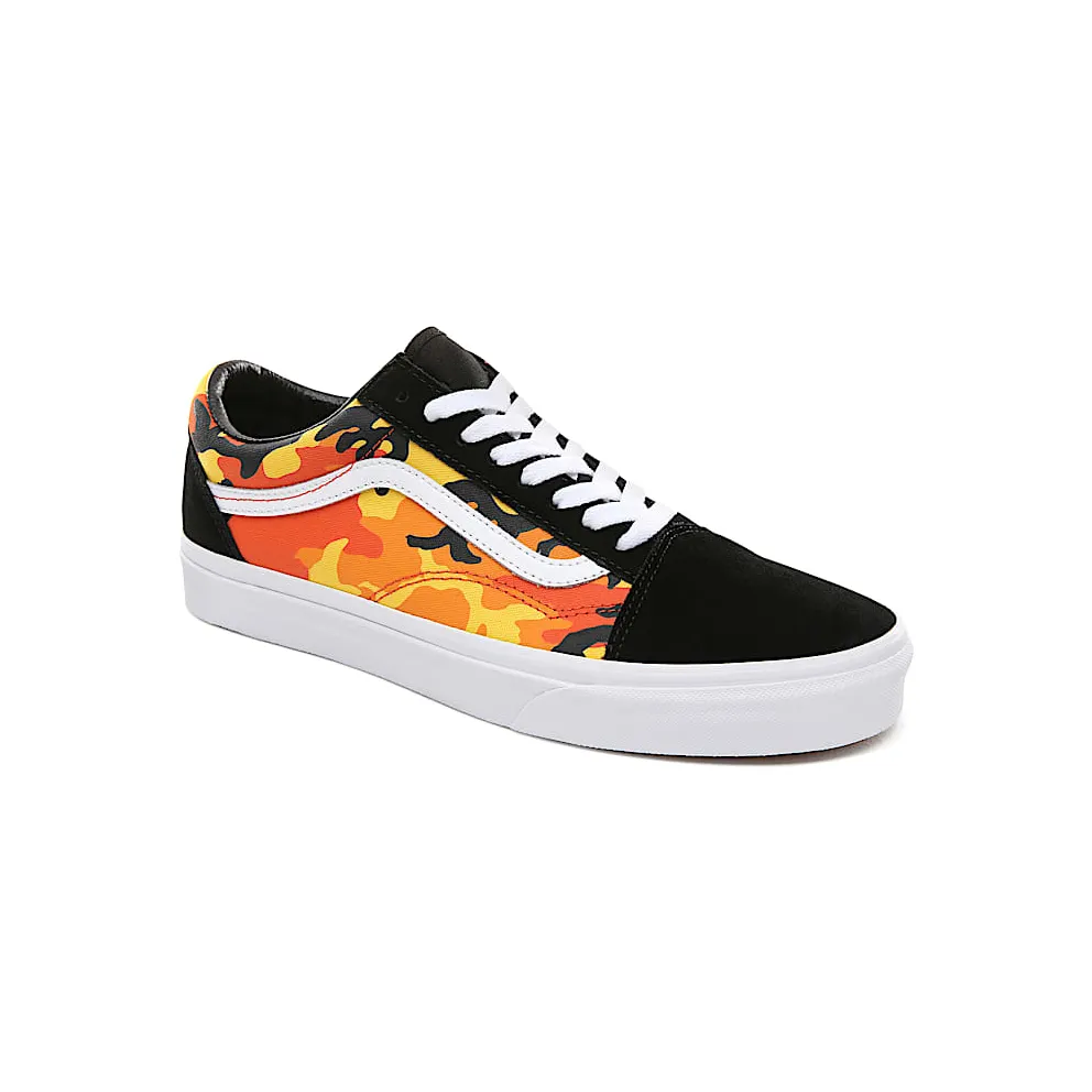 Vans Old Skool Pop Camo Orange Black/Spicy Orange-True White (VN0A38G1RK3)