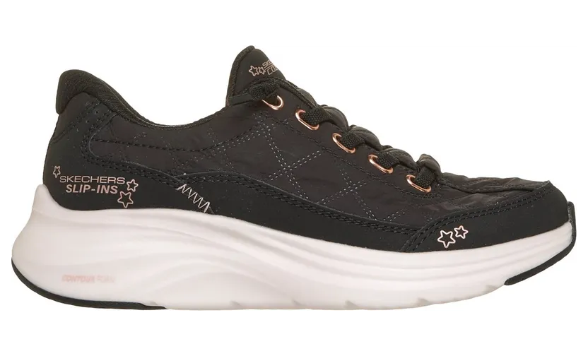 Skechers Slip-ins: Contour Foam “Cozy Fit Black / Roos Gold” (303949LBKRG)