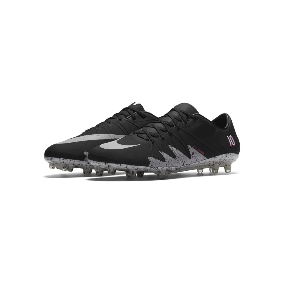 Nike Hypervenom Phinish NJF FG Neymar x Jordan Black/Metallic Silver-Light Crimson-White (820122-006)