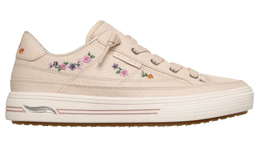 Skechers Arch Fit Arcade – Subtle Bouquet Sneaker Natuurlijk