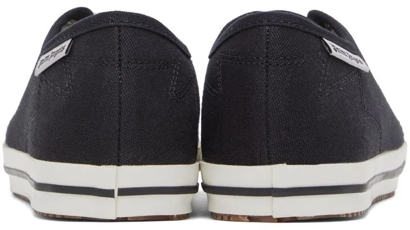 Palm Angels Black Vulcanized Low-Top Sneakers (PWIA045S22FAB0011001)