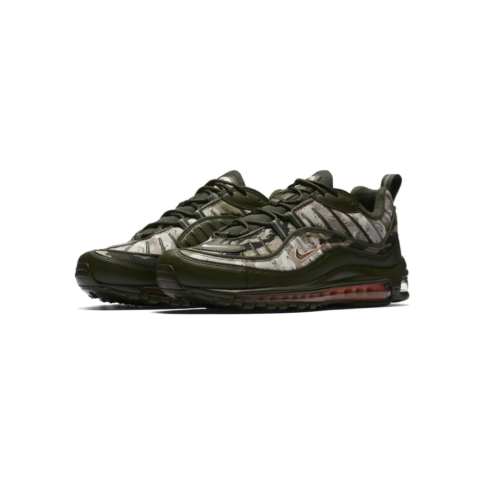 Nike Air Max 98 Camo Classic Cargo Khaki/Sunset Tint-Black (AQ6156-300)